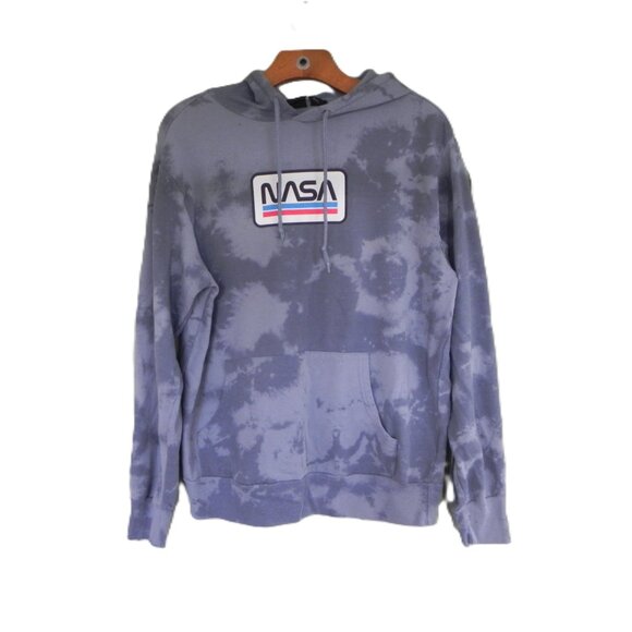 MAD Engine Other - NASA Blue Tie-Dye Hoodie Sweatshirt Mad Engine Men's Unisex Size Small Space